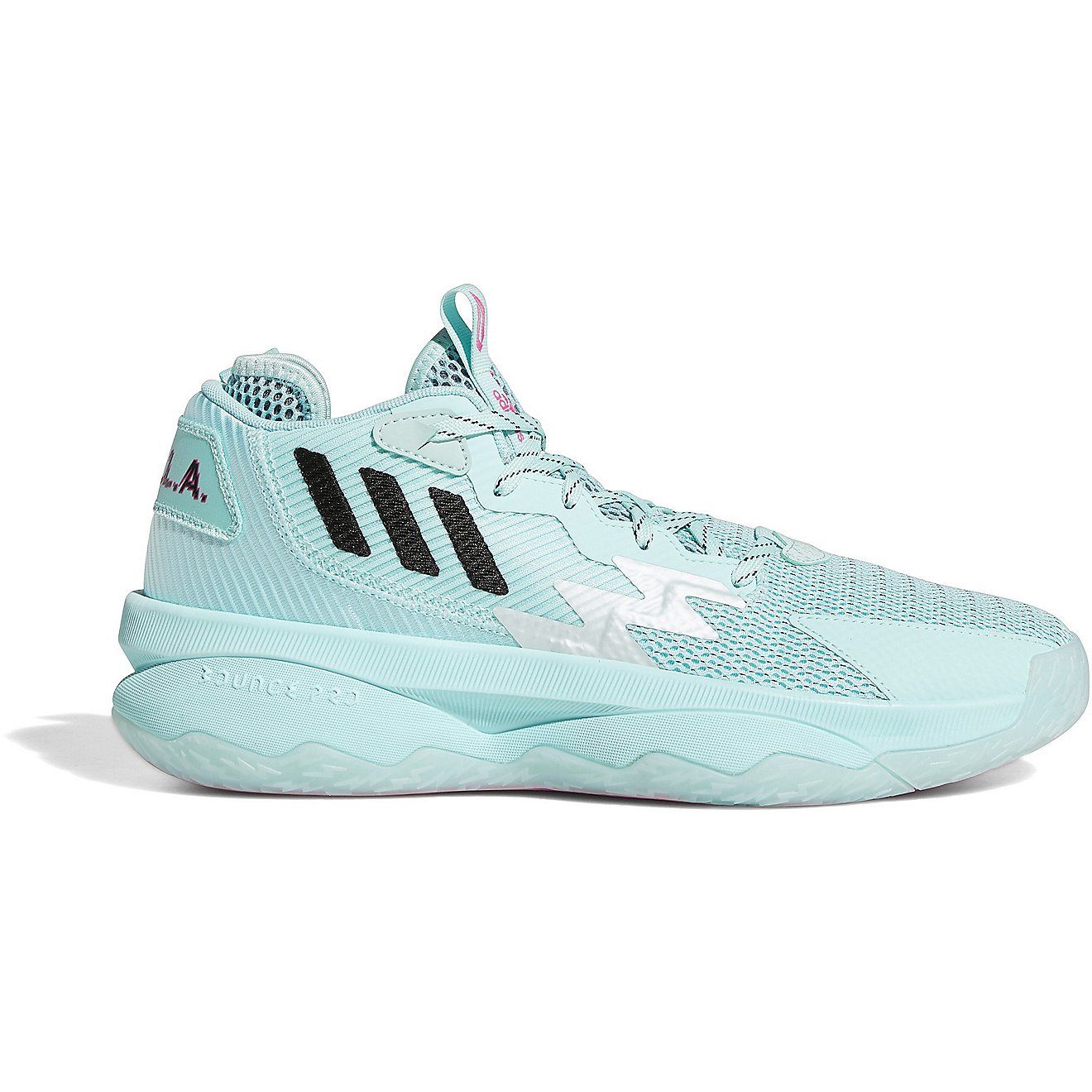 adidas Men's Dame 8 Basketball Shoes                                                                                             - view number 1