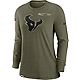 Nike Women's Houston Texans Salute to Service Long Sleeve T-shirt                                                                - view number 1 image