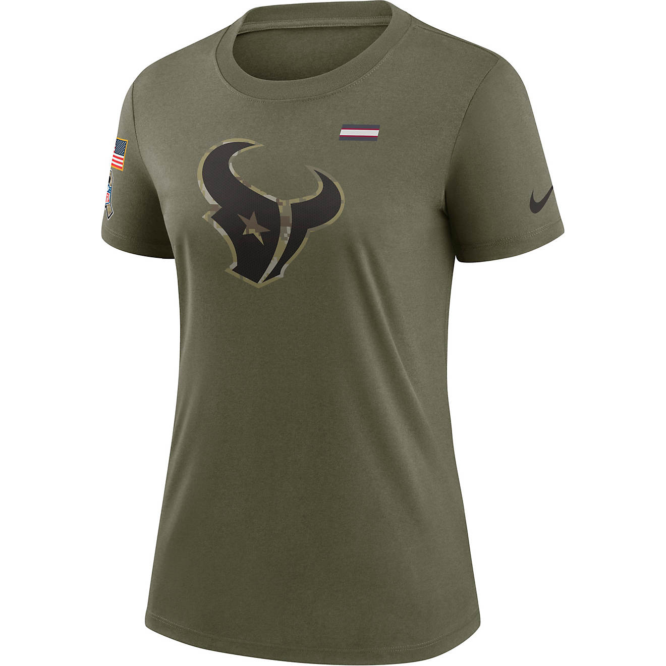 Nike Women's Houston Texans Salute to Service Short Sleeve T-shirt                                                               - view number 1