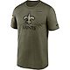 Nike Men's New Orleans Saints Salute to Service Short Sleeve T-shirt                                                             - view number 1 image