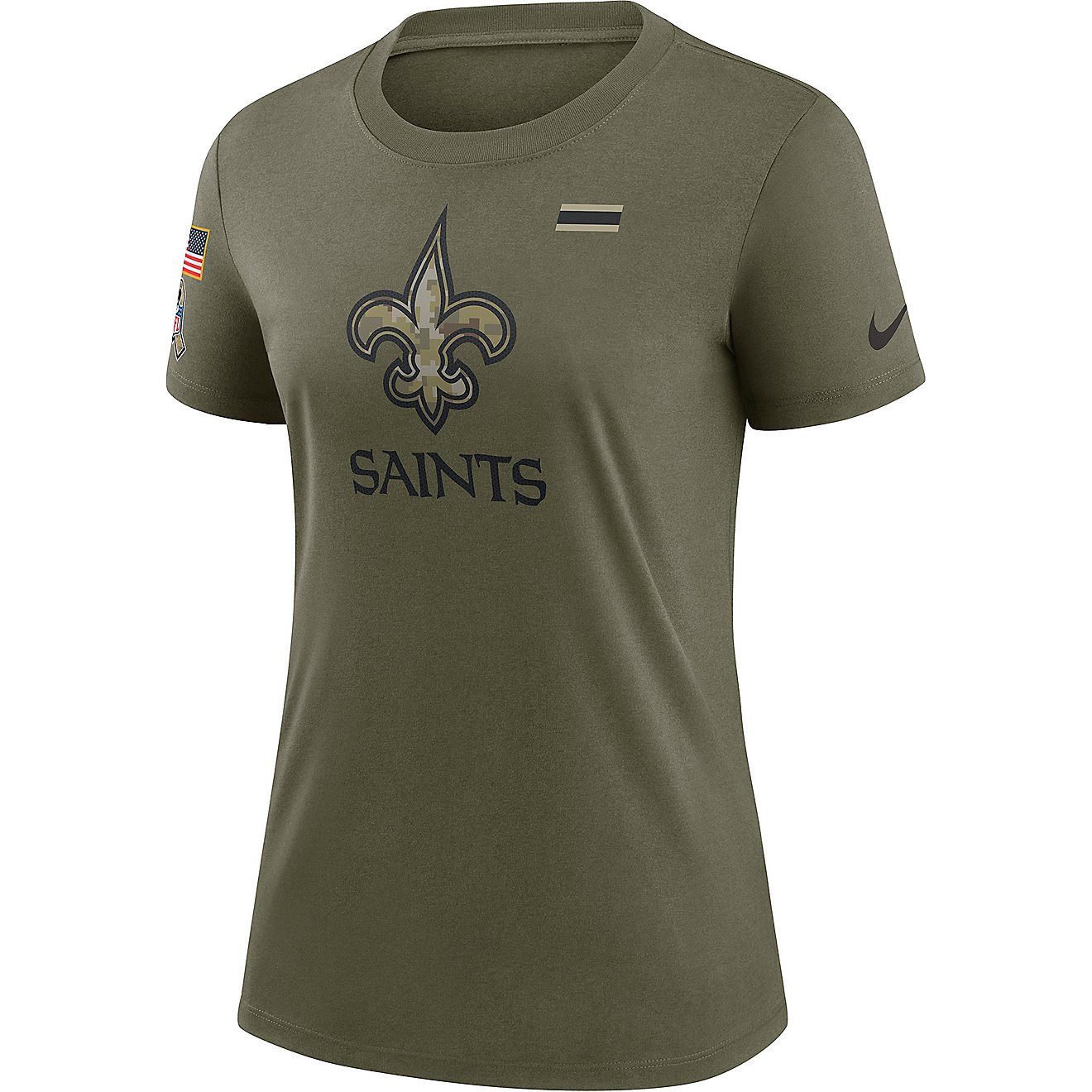 Nike Women's New Orleans Saints Salute to Service Short Sleeve T-shirt                                                           - view number 1