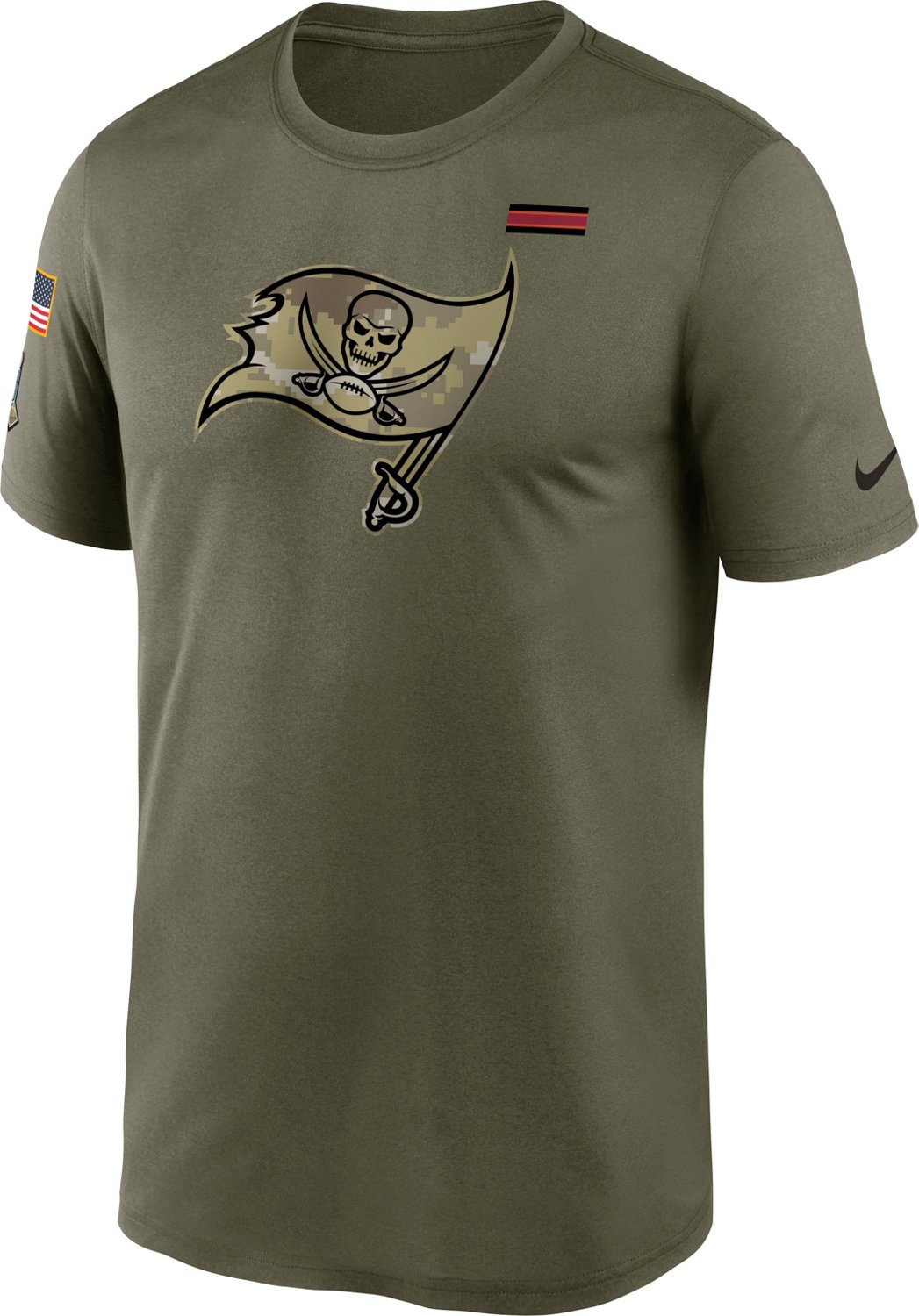Nike Men's Tampa Bay Buccaneers Salute to Service Short Sleeve T-shirt ...
