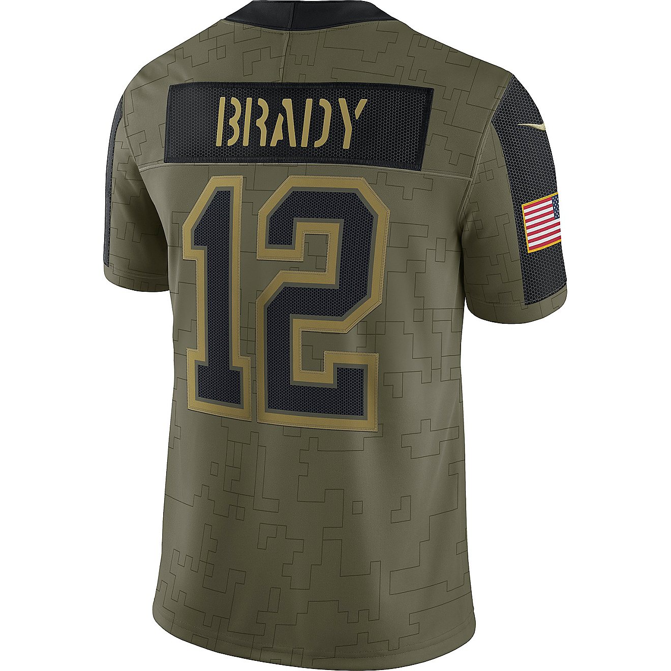 Nike Men's Tampa Bay Buccaneers Tom Brady #12 Salute to Service Name and Number Jersey                                           - view number 1