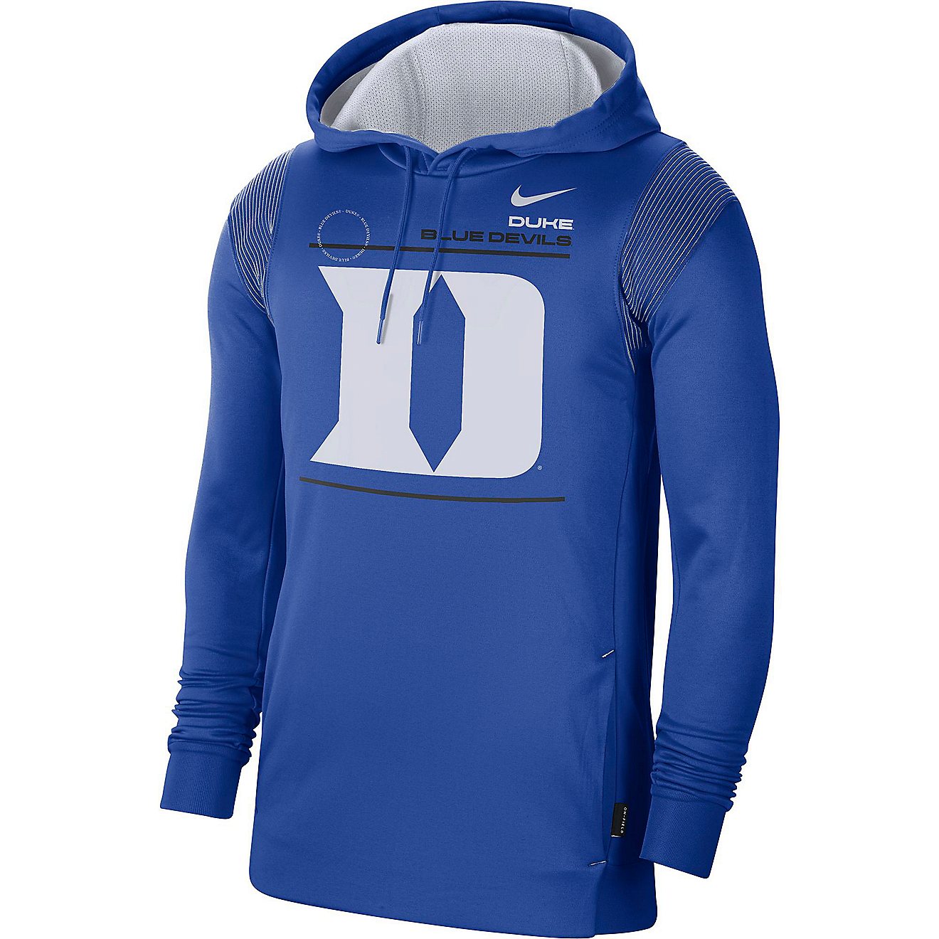 Nike Men's Duke University Therma Pullover Hoodie                                                                                - view number 1