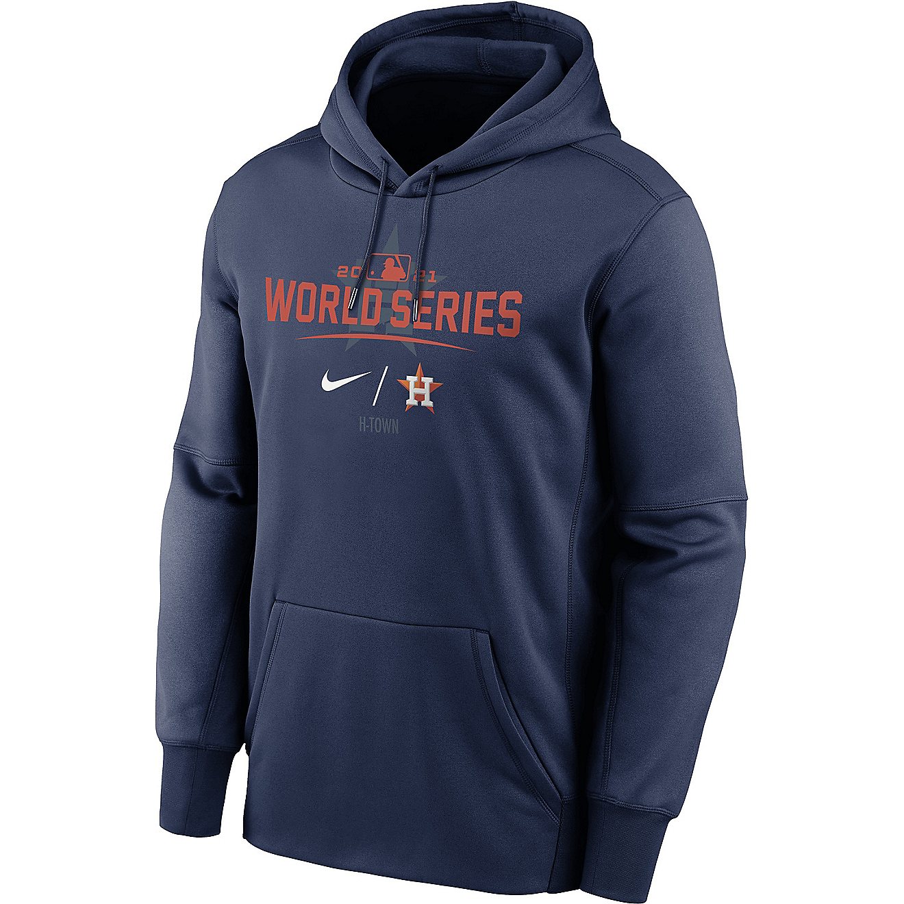 Nike Men's Astros 2021 World Series Participant Authentic Collection Dugout Hoodie                                               - view number 1