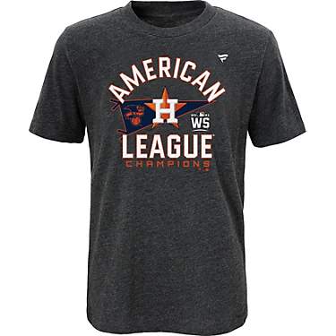 Fanatics Youth Houston Astros 2021 ALCS Champs Locker Room Short Sleeve T-shirt                                                 