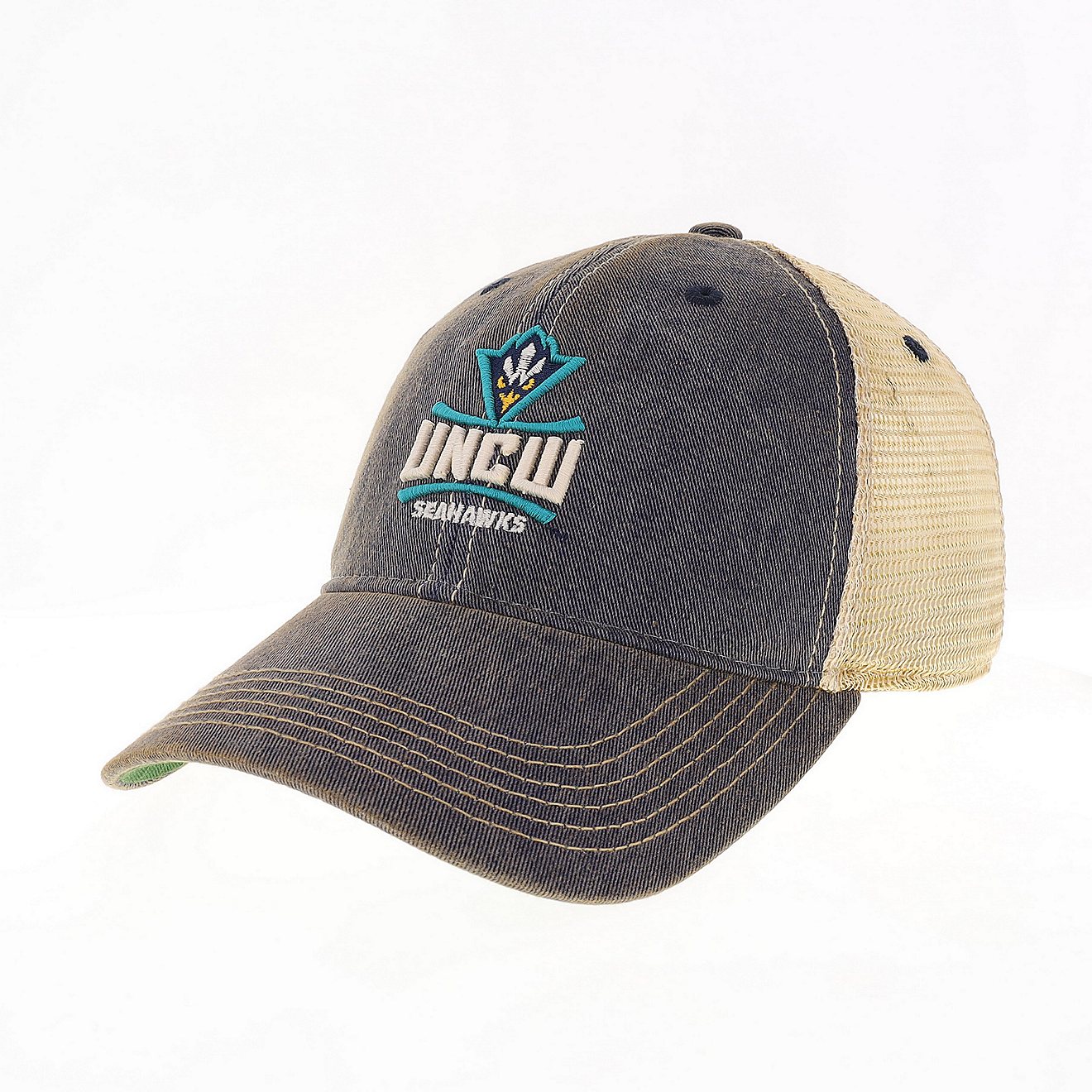 Legacy Sports Men's University of North Carolina Wilmington Old Favorite Trucker Primary Cap                                     - view number 1