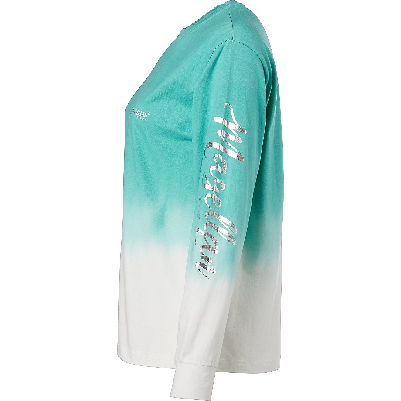 Magellan Outdoors Girls' Tie Dye Logo Long Sleeve Crew Shirt                                                                     - view number 3