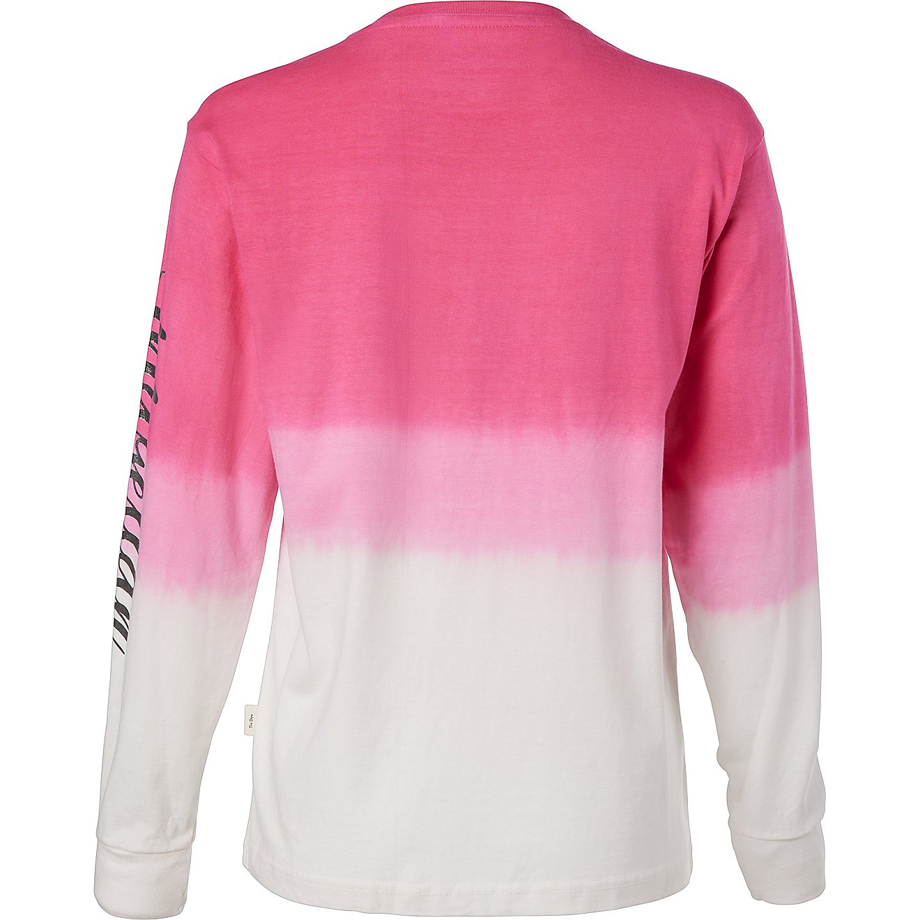 Magellan Outdoors Girls' Tie Dye Logo Long Sleeve Crew Shirt                                                                     - view number 2