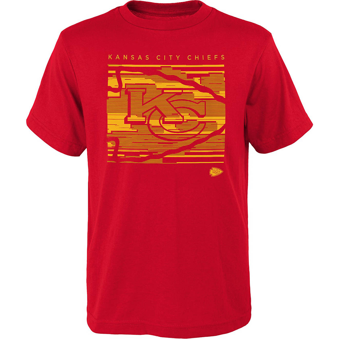 Outerstuff Boys' Kansas City Chiefs Primary Logo Short Sleeve T-shirt                                                            - view number 1
