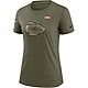 Nike Women's Kansas City Chiefs Salute to Service Short Sleeve T-shirt                                                           - view number 1 image