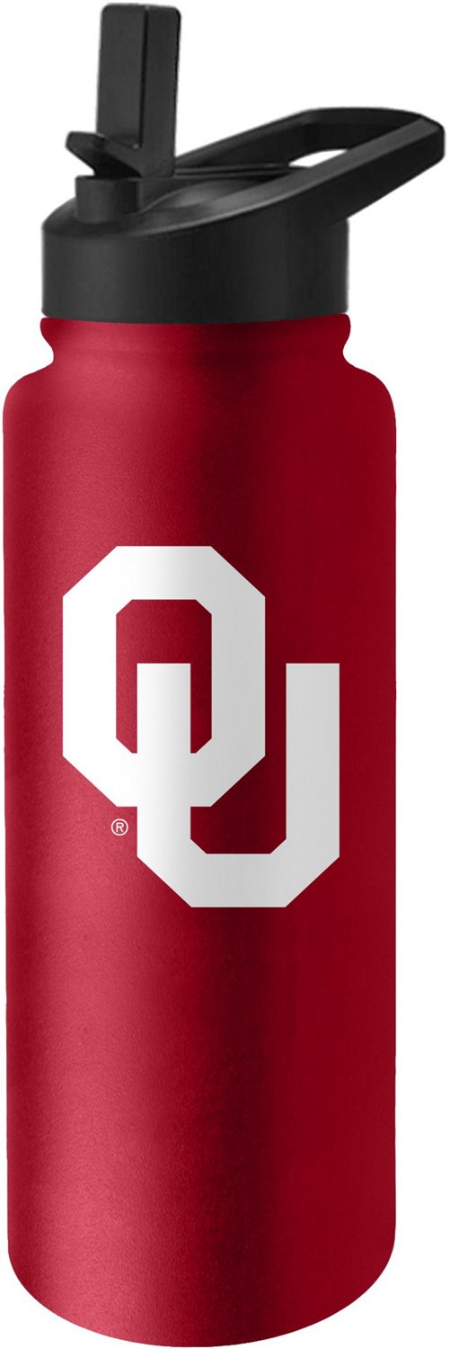 Logo University of Oklahoma Quencher Stainless 34 oz Water Bottle | Academy