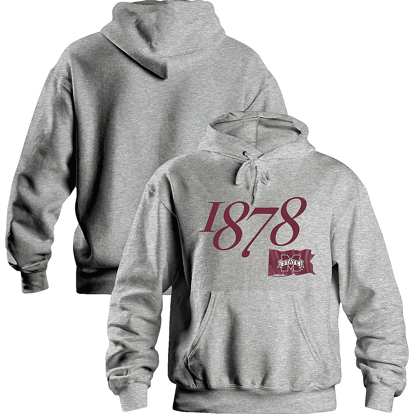 New World Graphics Men's Mississippi State University Founding Hoodie                                                            - view number 1
