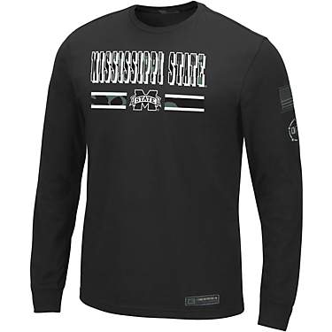 Colosseum Athletics Men's Mississippi State University OHT Chamber Long Sleeve T-shirt                                          
