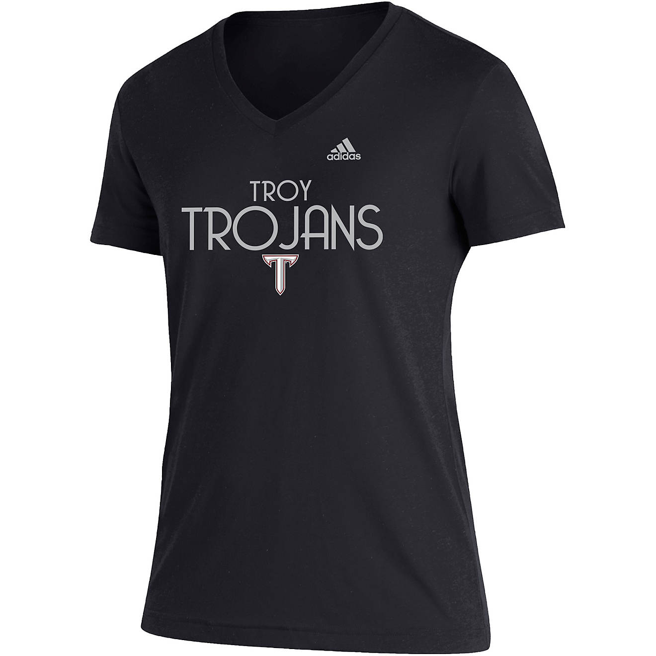 Adidas Women's Troy University Mascot Blend T-shirt                                                                              - view number 1