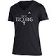 Adidas Women's Troy University Mascot Blend T-shirt                                                                              - view number 1 image