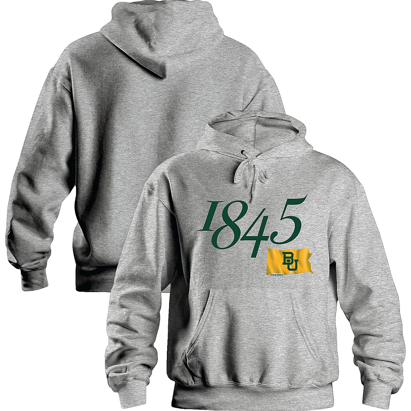 New World Graphics Men's Baylor University Founding Hoodie                                                                       - view number 1