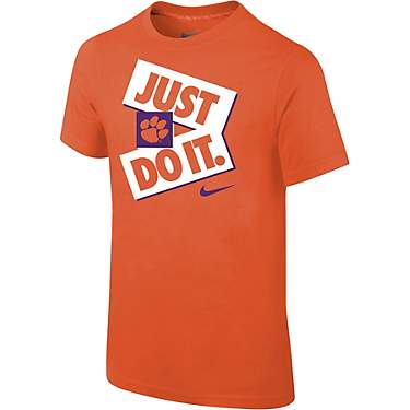 Nike Boys' Clemson University Just Do It Core Short Sleeve T-Shirt                                                              