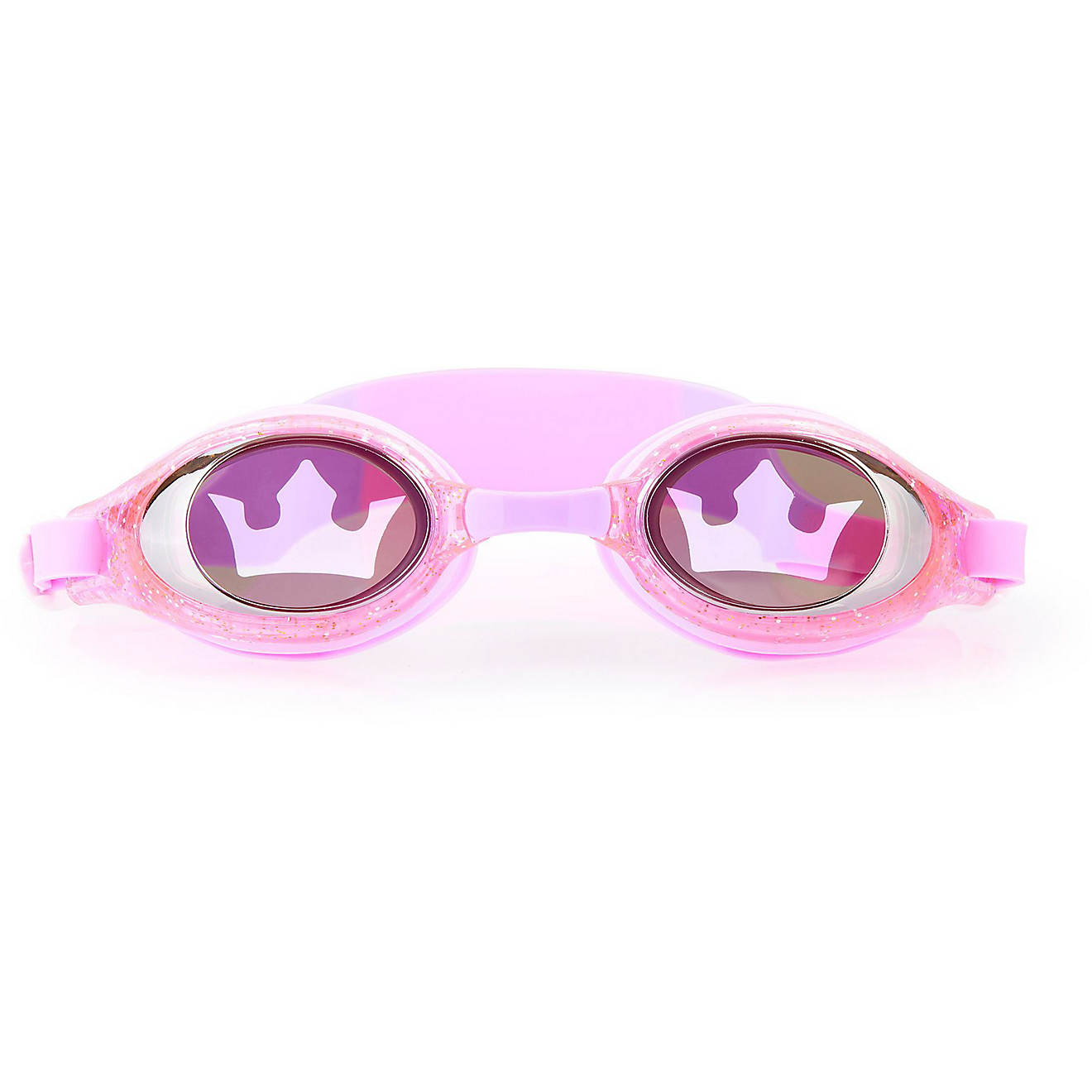 Aqua2ude Girls' Classic Glitter Princess Swim Goggles                                                                            - view number 1