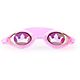 Aqua2ude Girls' Classic Glitter Princess Swim Goggles                                                                            - view number 1 image
