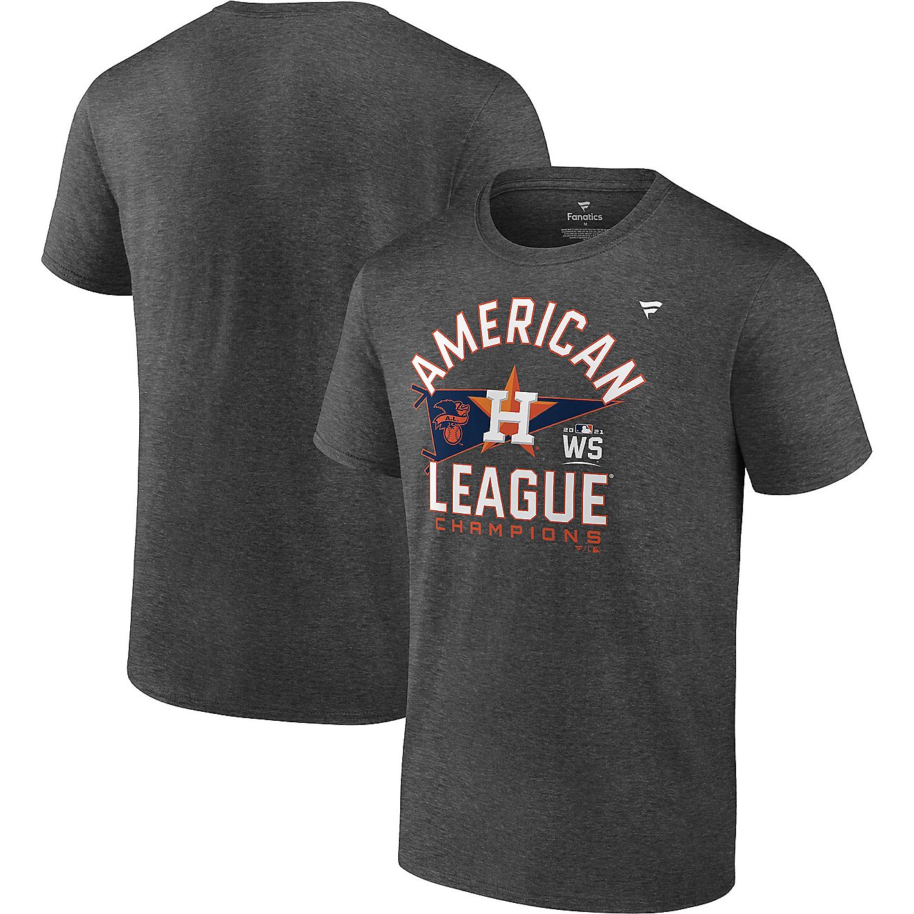 Houston Astros Men's 2021 ALCS Champs Locker Room Short Sleeve T-shirt                                                           - view number 3