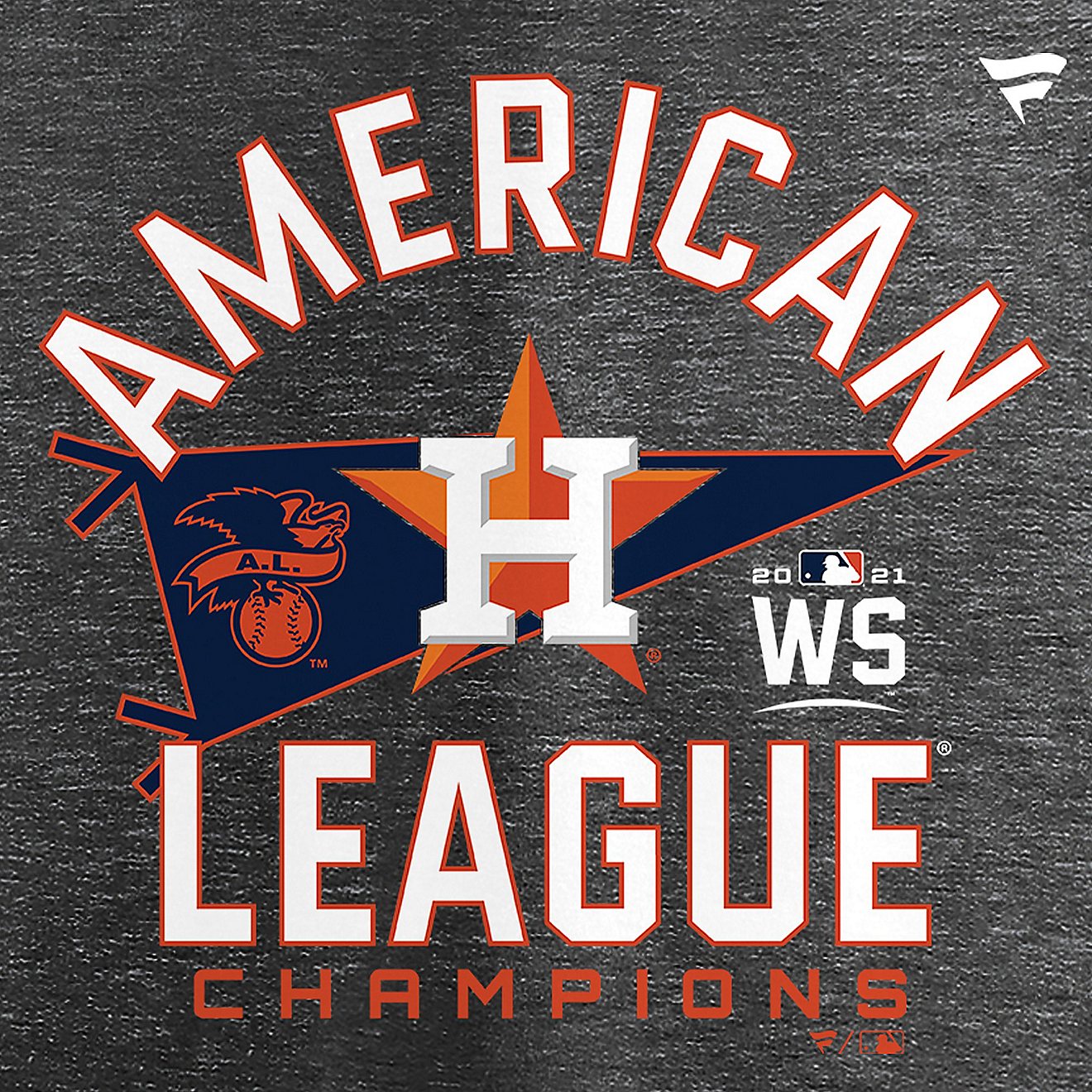 Houston Astros Men's 2021 ALCS Champs Locker Room Short Sleeve T-shirt                                                           - view number 4