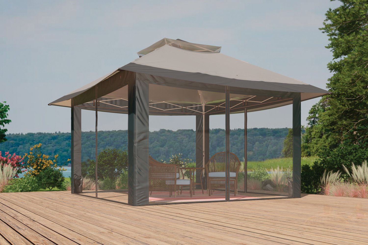 Mosaic 13 ft x 13 ft Gazebo                                                                                                     