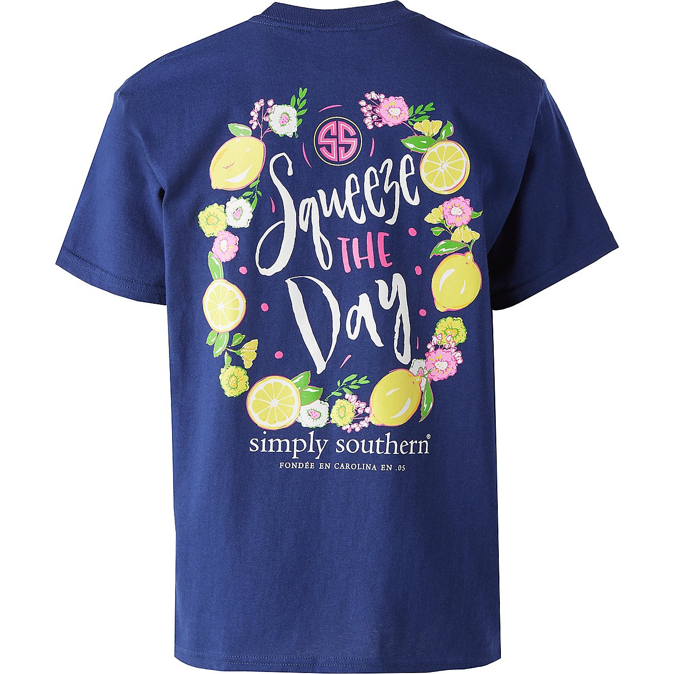 Simply Southern Girls' Lemon T-shirt                                                                                             - view number 1