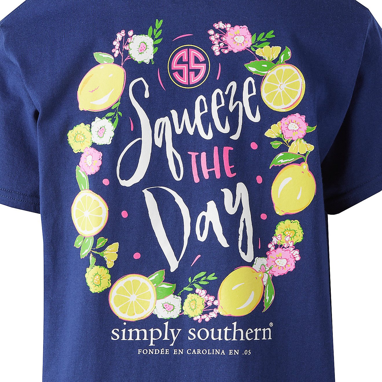 Simply Southern Girls' Lemon T-shirt                                                                                             - view number 3