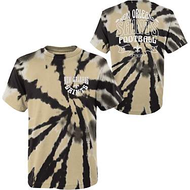 Outerstuff Kids' New Orleans Saints Pennant Tie Dye T-shirt                                                                     