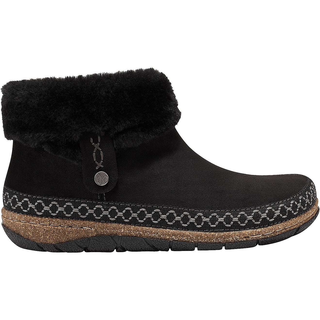 Earth Origins Women's Evelyn Faux Fur Booties                                                                                    - view number 1