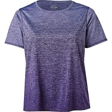 BCG Women's Turbo Ombre Plus Size Short Sleeve T-shirt                                                                          