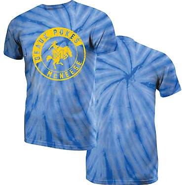 New World Graphics Men's McNeese State University Team Tie Dye Short Sleeve T-shirt                                             