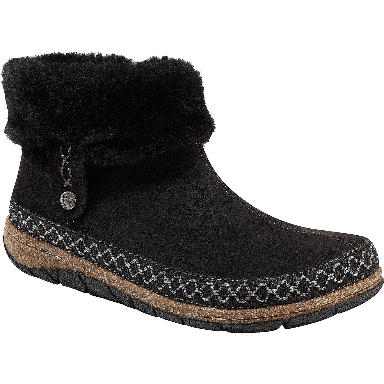 Earth Origins Women's Evelyn Faux Fur Booties                                                                                    - view number 2