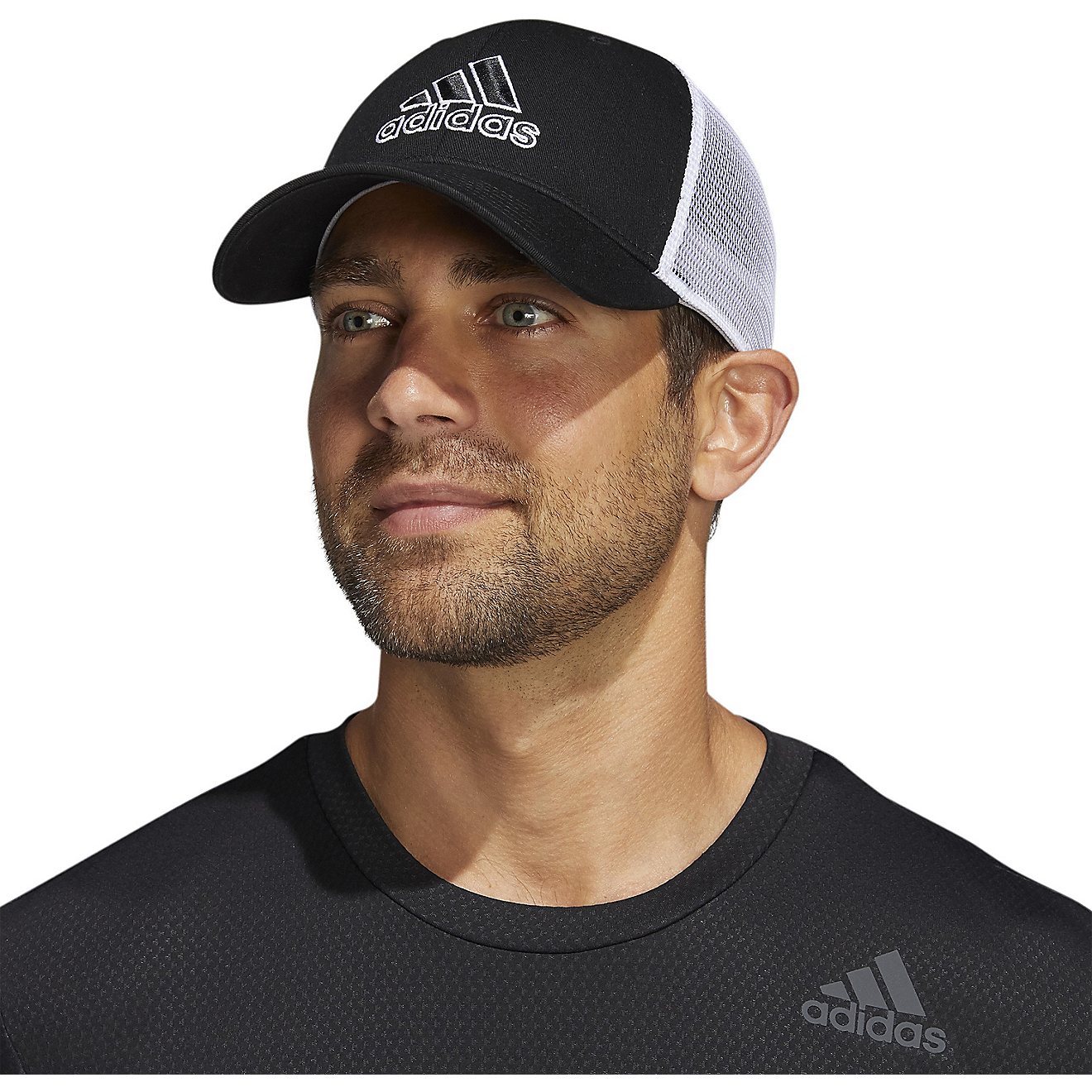adidas Men's Structured Mesh Snapback Hat                                                                                        - view number 1
