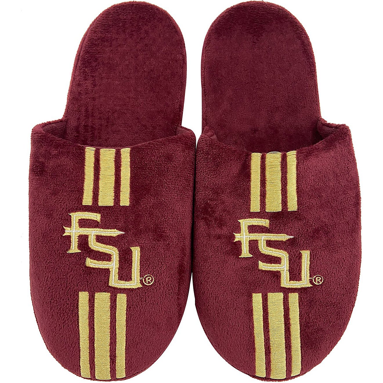 FOCO Florida State University Team Stripe Slippers                                                                               - view number 1