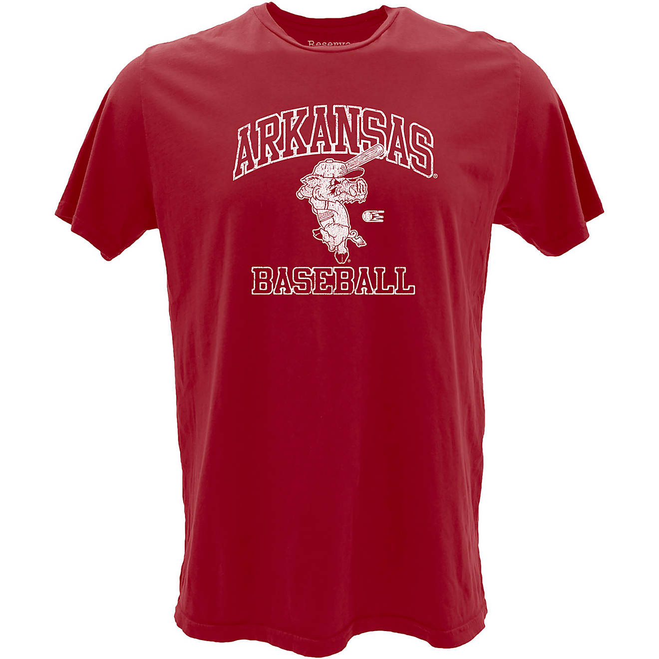 Blue 84 Men’s University of Arkansas Arch Batting Ribby Vintage T-shirt                                                        - view number 1