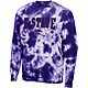 Colosseum Athletic Men's Kansas State University Wooderson Tie Dye Crew Neck Sweater                                             - view number 1 image