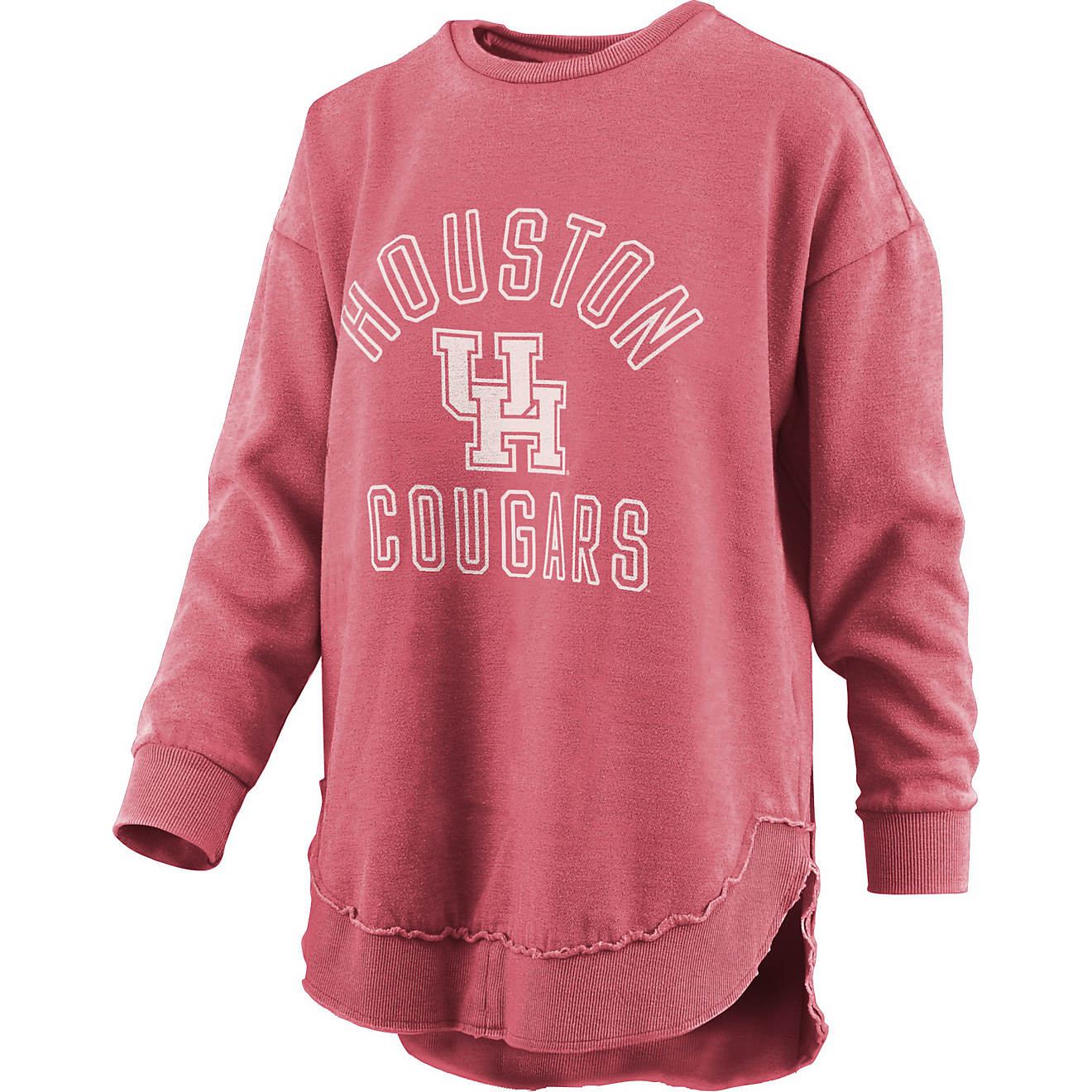 Three Square Women's University of Houston Rockford Vintage Wash Long Sleeve Shirt                                               - view number 1