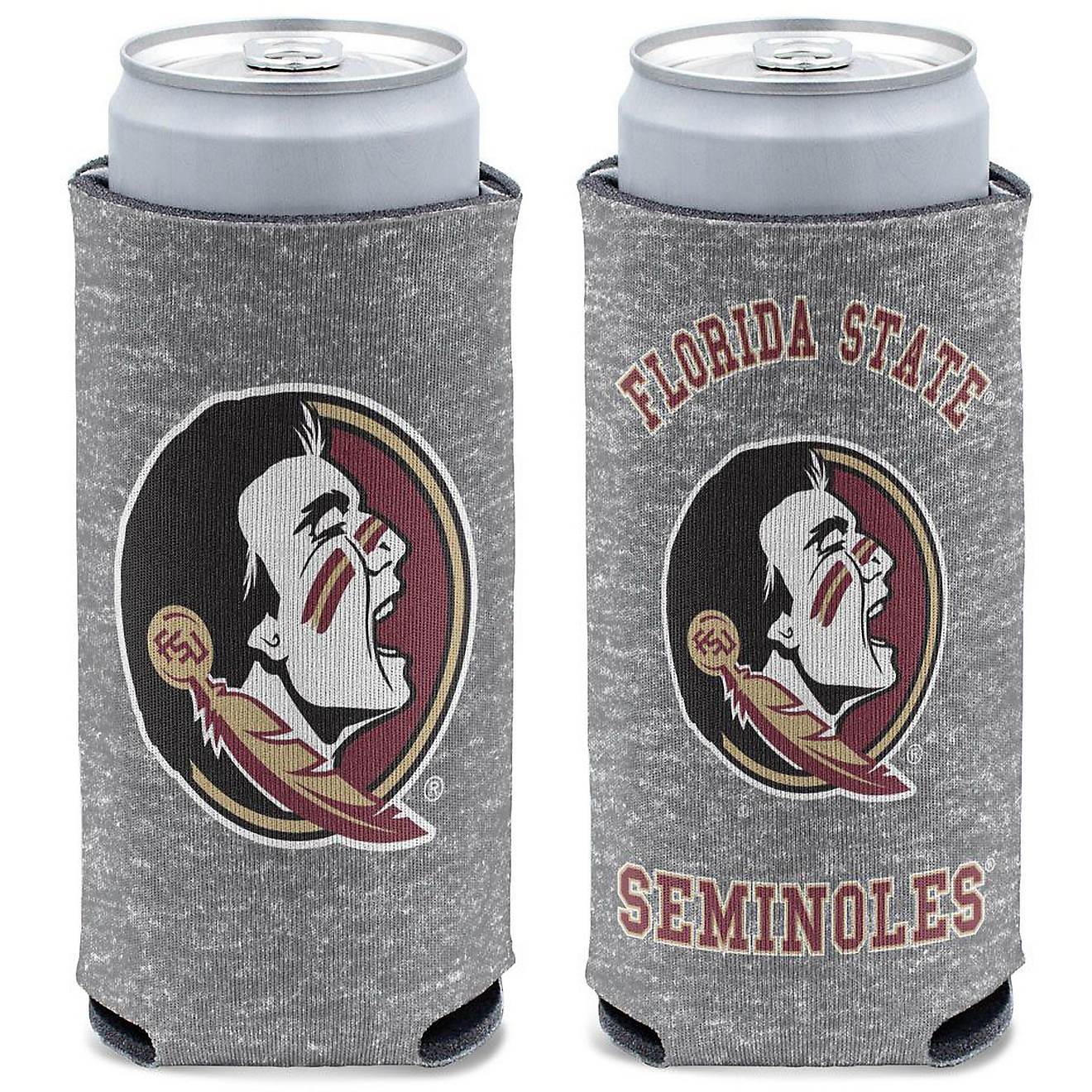 WinCraft Florida State University Heathered Slim Can Cooler                                                                      - view number 1