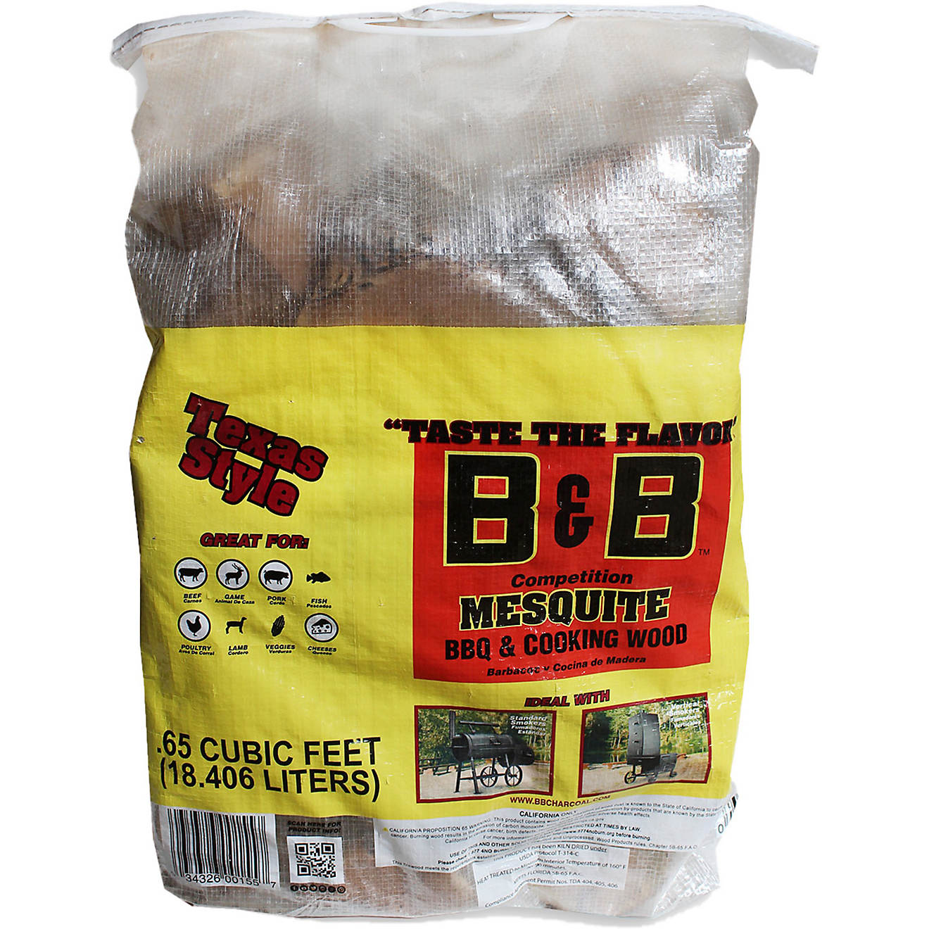 B&B .65 cu ft Mesquite Cooking Wood                                                                                              - view number 1