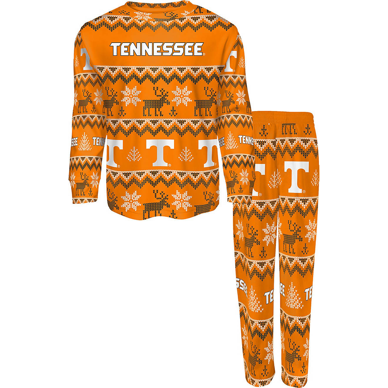 FOCO Toddlers' University of Tennessee Ugly Sweater Pajama Set                                                                   - view number 1