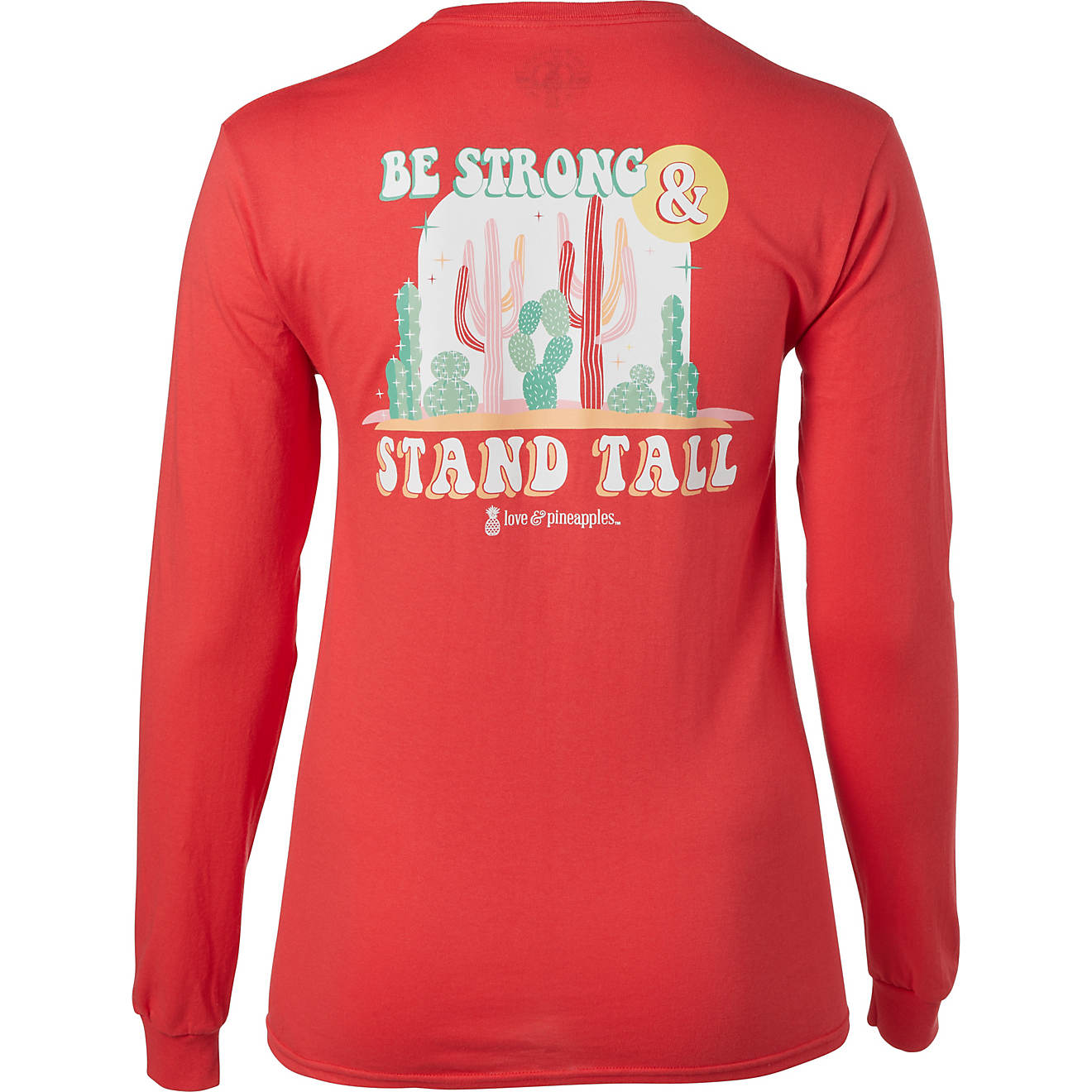 Love & Pineapples Women's Be Strong And Stand Tall Graphic T-shirt                                                               - view number 1