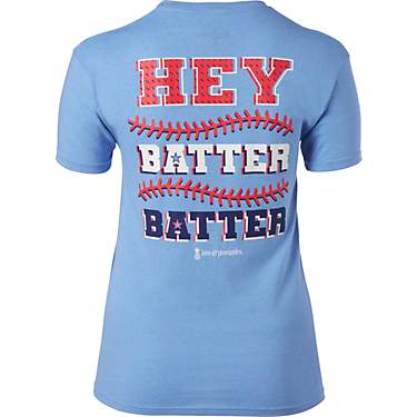 Love & Pineapples Women's Hey Batter Batter Graphic T-shirt                                                                     