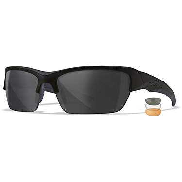 Wiley X Active Lifestyle Wx Tobi Silver Flash Smoke Grey/Gloss Black Sunglasses 