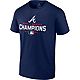 Atlanta Braves Men's 2021 World Series Champs Logo Short Sleeve T-shirt                                                          - view number 1 image