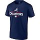 Atlanta Braves Men's 2021 World Series Champs Logo Short Sleeve T-shirt - view number 1 image