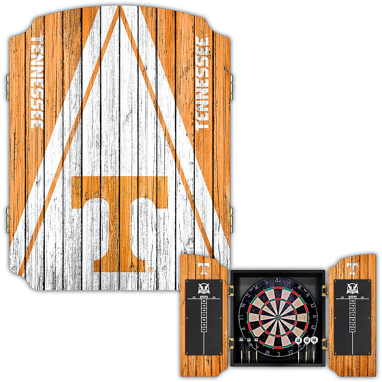 Victory Tailgate University of Tennessee Dartboard Cabinet                                                                       - view number 1