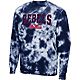 Colosseum Athletic Men's University of Mississippi Wooderson Tie Dye Crew Neck Sweater                                           - view number 1 image