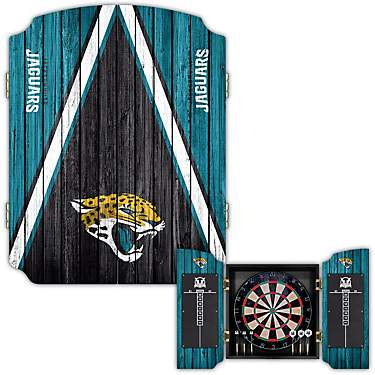 Victory Tailgate Jacksonville Jaguars Dartboard Cabinet                                                                         
